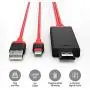 PINYUAN Compatible with iPhone iPad to HDMI Adapter Cable, 1080P Digital AV HDMI Adaptor Connector Cord for iPhone Xs Max XR X 8 7 6 Plus iPad Pro Air Mini iPod - Plug and Play