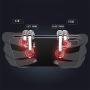 Mobile Game Controller Claw Phone Aim Controller Triggers Joystick Gamepad Android iOS Joypad Fire Button Game Grip (Adjustable Clip, 6 Fingers Cooperation)