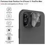 LOZA for iPhone 11 Pro 5.8&quot/11 Pro Max 6.5&quot Camera Lens Screen Protector, Metal Frame Bubble Free High Definition Anti-Scratch Screen Protector Camera Lens for New iPhone 11 Pro/11 Pro Max (Black)