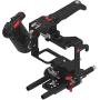 JTZ DP30 Camera Cage 15mm Rail Rod Base Plate Rig + Top Handle + Shoulder Pad + Electronic Handle Grip + Carbon Fiber Matte Box + Follow Focus for Panasonic Lumix GH3 GH4 GH5 GH5s Cameras