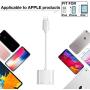 Headphone Adapter for iPhone 11 pro /7/7 Plus/8/X/10/11/XR/XS/XS Max/ 2 in1 3.5mm Headphone Jack Car Charger AUX Converter Splitter Charge & Audio Cables Dongle Earphone Adaptor Support iOS System