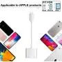 Headphone Adapter for iPhone Charger Jack AUX Audio 3.5 mm Jack Adapter for iPhone Adapter Compatible with iPhone 11/7/7Plus/8/8Plus/X/XS/10 Dongle Accessory Connector Compatible All iOS Systems