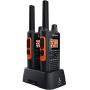 Cobra RX680 2 Watt Rugged Walkie Talkies - Waterproof & Dustproof, Rechargeable, Long Range up to 38-Mile Two Way Radio with NOAA Weather Alert & VOX (2 Pack)