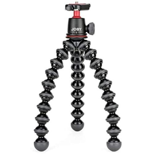 Joby JB01507 GorillaPod 3K Kit. Compact Tripod 3K Stand and Ballhead 3K for Compact Mirrorless Cameras or Devices up to 3K (6.6lbs). Black/Charcoal.