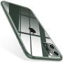TORRAS Diamonds Clear iPhone 11 Pro Max Case, [Anti-Yellow][Fully Protective] Slim Fit Shockproof Hard Plastic Back & Soft Silicone Bumper Phone Case Designed for iPhone 11 Pro Max,Midnight Green