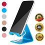 Desk Cell Phone Stand Holder Aluminum Phone Dock Cradle Compatible with Switch, All Android Smartphone, for iPhone 11 Pro Xs Xs Max Xr X 8 7 6 6s Plus 5 5s 5c Charging, Accessories Desk (Blue)