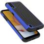 Dahkoiz Galaxy A01 Case with Tempered Glass Screen Protector [2 Pack], Armor Defender Cover Samsung Galaxy A01 Cases Dual Layer Hybrid Protective Phone Case for Samsung Galaxy A01, Blue