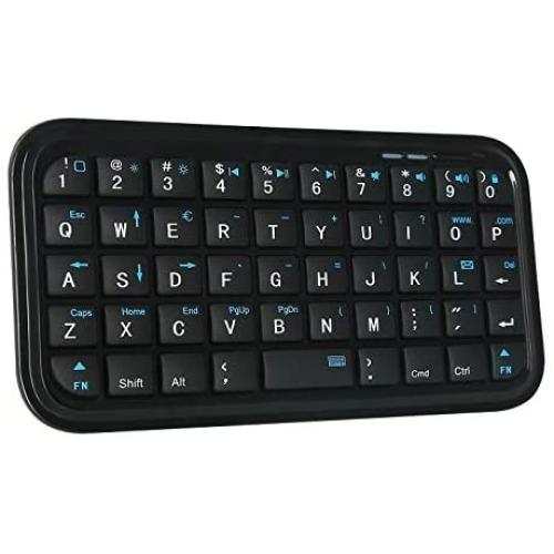 HDE Bluetooth 3.0 Keyboard Mini Travel Size Wireless Pocket Keypad for Sony Playstation PS4 + Tablets + Smartphones