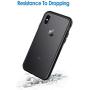 JETech Case for Apple iPhone Xs and iPhone X, Shock-Absorption Bumper Cover (Black)