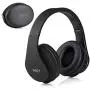 Over Ear Bluetooth Headphones, WXY Wireless Headset V5.0 with Built-in Mic, Micro TF, FM Radio, Soft Earmuffs & Lightweight for iPhone/Samsung/PC/TV/Travel(Black)