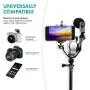 Movo 3BA-1 Triple Shoe Bracket - Camera V Bracket for Lights, Monitors, Microphones and More (Small) Movo 3BA-1 Triple Shoe Bracket - Camera V Bracket for Lights, Monitors, Microphones and More (Small)