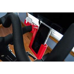 SpinCaddy Phone Holder Red Right Handed with AirPodPro Holder. Keep Phone and AirPodPros Close at Hand and Out of The Way of The Screen