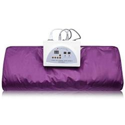 S SMAUTOP Infrared FIR Sauna Blanket, Body Shaper Weight Loss Professional Sauna Slimming Blanket Detox Therapy Anti Ageing Beauty Machine(Purple)