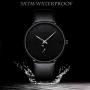 Mens Watches Ultra-Thin Minimalist Waterproof-Fashion Wrist Watch for Men Unisex Dress with Leather Band Mens Watches Ultra-Thin Minimalist Waterproof-Fashion Wrist Watch for Men Unisex Dress with Leather Band