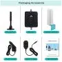 Cell Phone Signal Booster for RV, Motorhome, Car, Truck, Boats, Small Cabin & Camper Use, Multiple Band Repeater Kit for All Carriers LTE Voice Calls and Data, Supports Multi Devices Cell Phone Signal Booster for RV, Motorhome, Car, Truck, Boats, Small Cabin & Camper Use, Multiple Band Repeater Kit for All Carriers LTE Voice Calls and Data, Supports Multi Devices