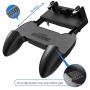 Mobile Game Controller Integrated gampad and Phone triggers Aim Trigger Fire Buttons L1R1 Shooter Sensitive Joystick Portable Controller Gamepad with Triggers