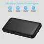 3-Pack Miady 10000mAh Dual USB Portable Charger, Fast Charging Power Bank with USB C Input, Backup Charger for iPhone X, Galaxy S9, Pixel 3 and etc (Red, Blue & Black)