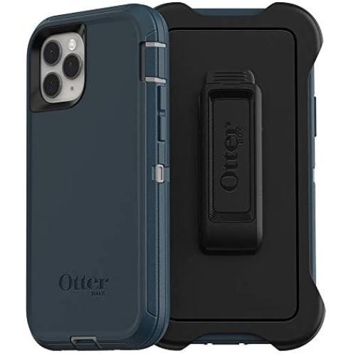 OtterBox DEFENDER SERIES SCREENLESS EDITION Case for iPhone 11 Pro - GONE FISHIN (WET WEATHER/MAJOLICA BLUE)