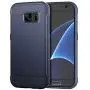 JETech Case for Samsung Galaxy S7 Protective Cover with Shock-Absorption and Carbon Fiber Design (Blue)
