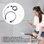 Mugast 3.5mm PTT Mic Earphone, Radiation Protection Mic Microphone Earphone PTT Adjustable Concealed Air Conduit Suitable for Most of Smart Phone Mugast 3.5mm PTT Mic Earphone, Radiation Protection Mic Microphone Earphone PTT Adjustable Concealed Air Conduit Suitable for Most of Smart Phone