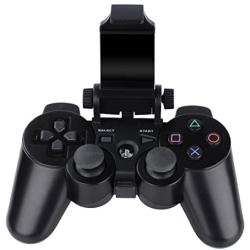 Megadream 180 Degree Adjustable Bluetooth Android Cell Phone Clamp Game Clip Mount Holder Stand for Playstation PS3 Controller