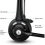 Bluetooth Headset with Microphone, Wireless Headset, Bluetooth Headphones with Mic, Portable Phone Headset, Headsets Suitable for VOIP, Skype, Call Centers, Offices, Truckers/Truck Drivers - Vont