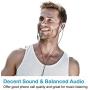 ROVKING Wired Over Ear Sport Earbuds, Sweatproof in Ear Running Headphones for Gym Workout Exercise Jogging, Noise Isolating Earhook Earphones Ear Buds with Mic for Cell Phones MP3 Laptop, Blue