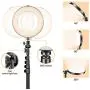 Miracase 8" Ring Light with Stand, 14 Colors RGB LED Ring Light with Tripod Stand and Phone Holder & 10 Brightness Level & Camera Remote Shutter for Makeup,YouTube,Video,Photography Miracase 8" Ring Light with Stand, 14 Colors RGB LED Ring Light with Tripod Stand and Phone Holder & 10 Brightness Level & Camera Remote Shutter for Makeup,YouTube,Video,Photography