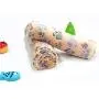 Pet Soft Dog Blankets Large - Puppy Blankets for Large Doggy Cats Super Absorbent Washable, Cute Pattern (XLarge, Paw-Brown)
