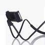 Flexible Cellphone Holder,Hanging on Neck Universal Mobile Phone Stand Loungers Bracket For Mobile Phone Tablet PC Desktop(Pink)