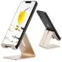 Cell Phone Desk Stand Holder - ToBeoneer Aluminum Desktop Solid Portable Universal Desk Stand for All Mobile Smart Phone Tablet Display Huawei iPhone 7 6 Plus 5 Ipad 2 3 4 Ipad Mini Samsung (Gold) Cell Phone Desk Stand Holder - ToBeoneer Aluminum Desktop Solid Portable Universal Desk Stand for All Mobile Smart Phone Tablet Display Huawei iPhone 7 6 Plus 5 Ipad 2 3 4 Ipad Mini Samsung (Gold)