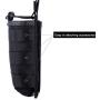 Tactical Universal Radio Holster/Radio Pouch Holder Case Bag Military Molle Radio Case for Baofeng Motorola Midland CB Walkie Talkies Compatible with 5.11 Bags (Black) by LUITON