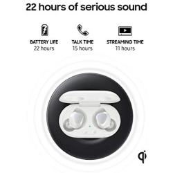 Samsung Galaxy Buds+ Plus, True Wireless Earbuds w/improved battery and call quality (Wireless Charging Case included), White – US Version