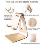Adjustable Cell Phone Stand,2020 Update,Skejer Stand,Phone Holder,Table Stand,Dock,Aluminum Desktop Stand Compatible with iPhone Galaxy Edge All Smart Phone and Tablets Under 10 inches-Gold