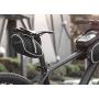 ROCKBROS Bike Seat Bag Waterproof, Bicycle Saddle Bag Under Seat 3D Shell Cycling Seat Pack for Mountain Road Bikes Black