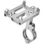 Enrilior GUB Mountain Bicycle Motorcycle Mobile Phone Camera Holder Mount Bracket Cycling(Titanium Color