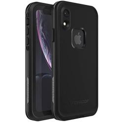 Lifeproof FRĒ SERIES Waterproof Case for iPhone XR - Retail Packaging - ASPHALT (BLACK/DARK GREY)