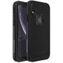 Lifeproof FRĒ SERIES Waterproof Case for iPhone XR - Retail Packaging - ASPHALT (BLACK/DARK GREY)