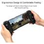 Womnord Mobile Game Controller Telescopic Wireless Bluetooth Controller Gamepad Android IOS Phone Flexible Joystick Black