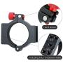 Smooth 4 Rode Clamp Ring Extension Adapter with Cold Shoe for Zhiyun Smooth 4, Applied to Rode Microphone/LED Video Light/Monitor Vlogging