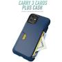 Smartish iPhone 11 Wallet Case - Wallet Slayer Vol. 1 [Slim + Protective] Credit Card Holder (Silk) - Blues on the Green