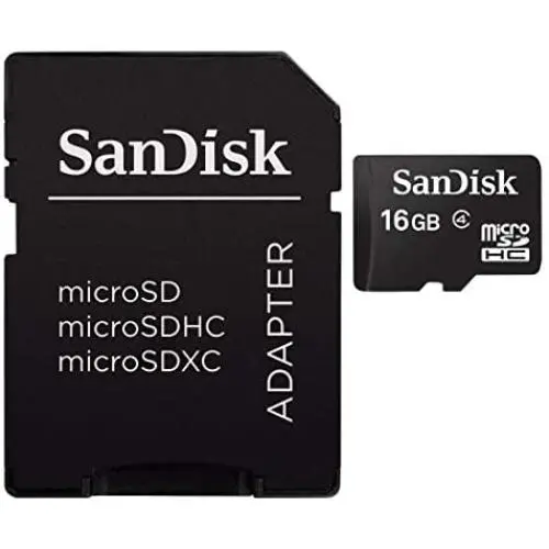 SanDisk Mobile Class4 MicroSDHC Flash Memory Card- SDSDQM-B35A with Adapter 16GB