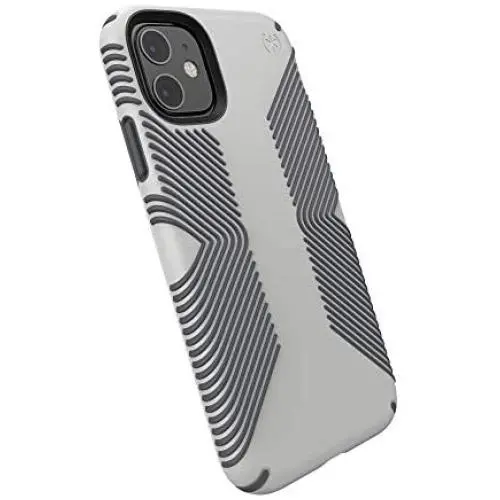 Speck Products 129909-8396 Presidio Grip iPhone 11 Case, Marble Grey/Anthracite Grey