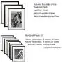 WOOD MEETS COLOR 5x7 8x10 Gallery Wall Picture Frames Set with Hanging Template, 11 Pcs Collage Photo Frames with Photo Mats,Black WOOD MEETS COLOR 5x7 8x10 Gallery Wall Picture Frames Set with Hanging Template, 11 Pcs Collage Photo Frames with Photo Mats,Black