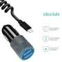 Fast Car Charger Adapter, Compatible with Apple iPhone 11/11 Pro/11 Pro Max/X/XS/XS MAX/XR/SE 2020/8 Plus/8/7 Plus/7/6s/6/iPad Air/Mini, 3.1A Dual USB Ports with Separate Coiled Charging Cable Cord Fast Car Charger Adapter, Compatible with Apple iPhone 11/11 Pro/11 Pro Max/X/XS/XS MAX/XR/SE 2020/8 Plus/8/7 Plus/7/6s/6/iPad Air/Mini, 3.1A Dual USB Ports with Separate Coiled Charging Cable Cord