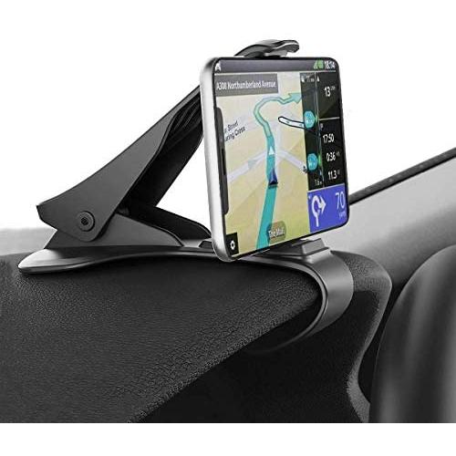 Car Phone Holder Universal GPS Navigation Dashboard Mobile Phone Clip，Rugged Material Upgrade Version, HUD Design Navigation/Call More Secure. Suitable for iPhone/Samsung (3-6.5 inch Mobile Phone…