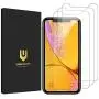 UNBREAKcable Screen Protector for iPhone XR iPhone 11 3-Pack 6.1&quot, 9H Premium Tempered Glass Screen Protector for iPhone XR iPhone 11 [Free Installation Frame, No Bubble, Anti-Scratch]