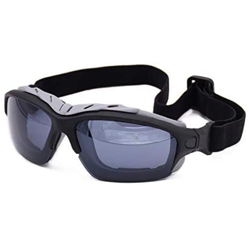 Viriber Ski Goggles, Motorcycle Goggles Dust-Proof Protective Combat Goggles Military Sunglasses Outdoor Tactical Goggles to Prevent Particulates
