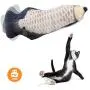 Beewarm Electric Flopping Cat Kicker Fish Toy, Realistic Flopping Fish, Wiggle Fish Catnip Toys, Motion Kitten Toy, Plush Interactive Cat Toys, Fun Toy for Cat Exercise