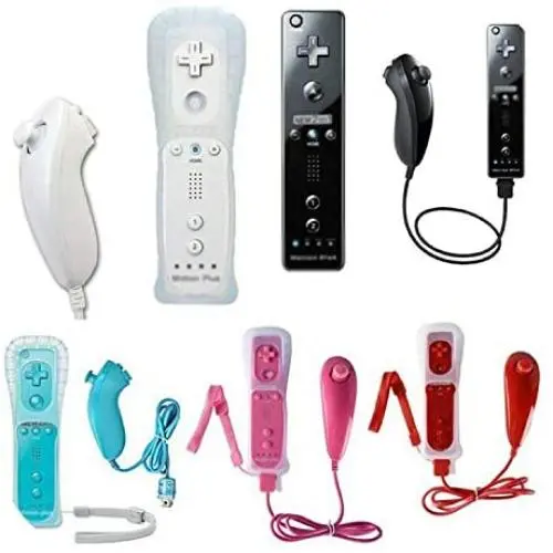 Game Controller, Fit for Wireless Remote Gamepad Controller Built-in Motion Plus for Nunchuck Joystick Game Pad Game Accessories Game Controller, Fit for Wireless Remote Gamepad Controller Built-in Motion Plus for Nunchuck Joystick Game Pad Game Accessories